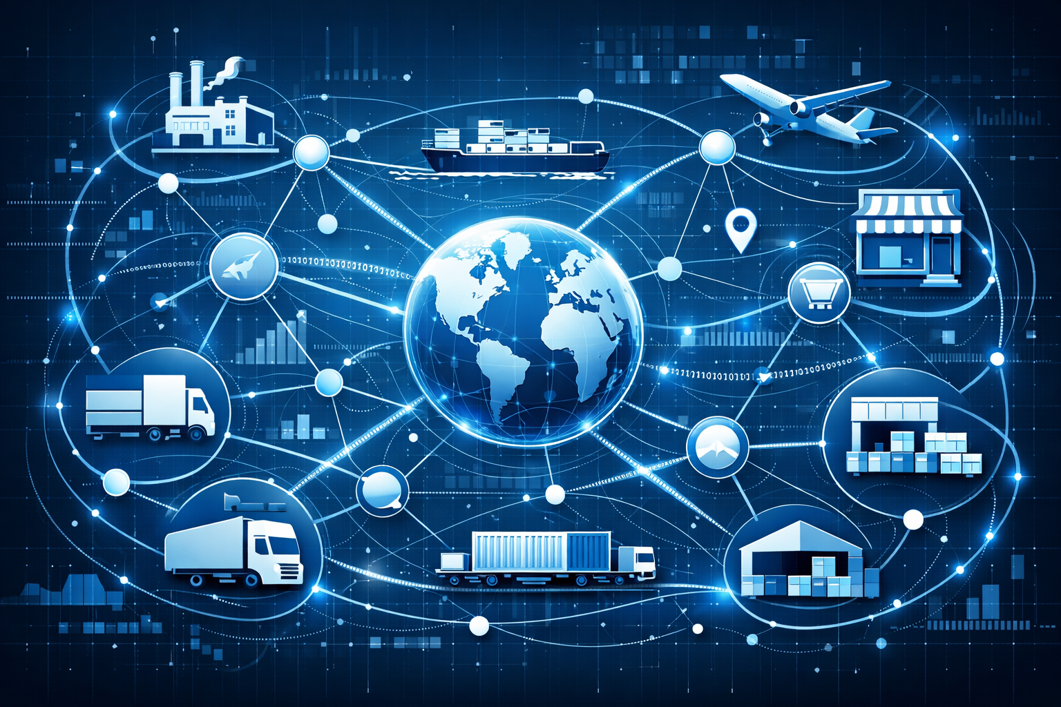 Digital supply chain monitoring for electronics inventory flow.