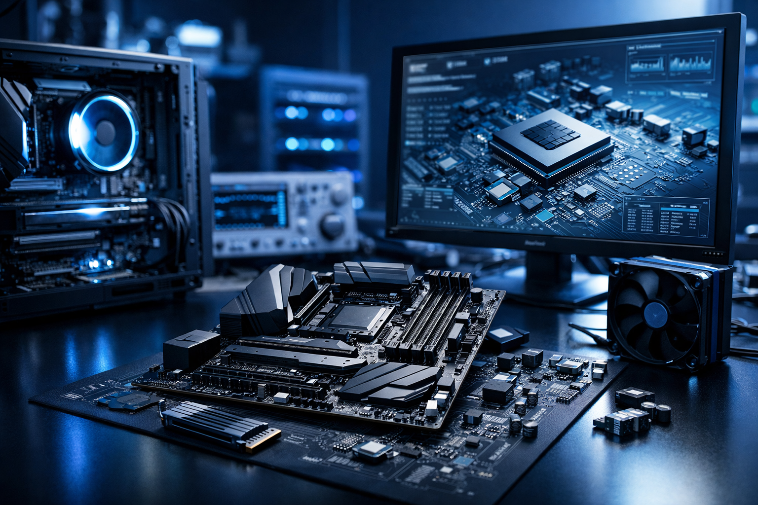 Emerging hardware and performance component categories.